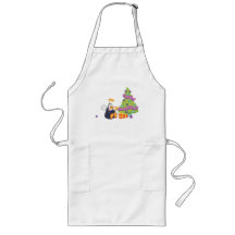 Penguin Angel Christmas Apron