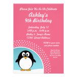 Penguin Birthday Party Invitation
