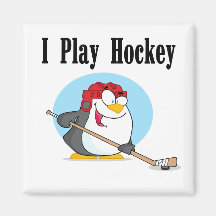 Penguin Hockey Tshirts and Gifts Magnet