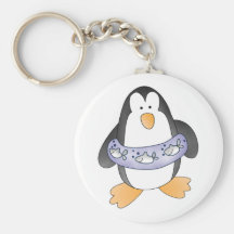 Penguin Swim Keychains