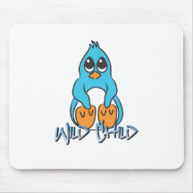 Penguin WC blue Mouse Pad