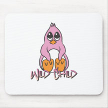 Penguin WC pink Mousepads