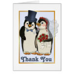 Penguin Wedding- Thank You Card