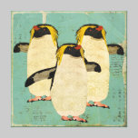 Penguins Blue Lagoon Canvas canvas prints