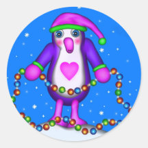 Penguin's Holiday Stickers