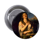 Penitent St. Mary Magdalene By Tizian Button