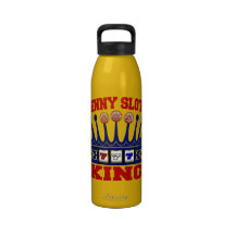 Penny Slots King Reusable Water Bottle