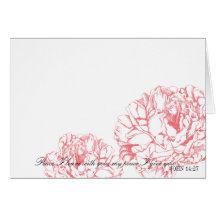 Peony John 14 Greeting Card