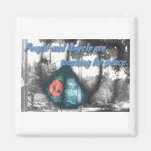 People And Angels Magnet
