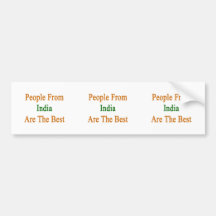 People From India Are The Best Bumper Stickers