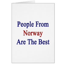 People From Norway Are The Best Greeting Card