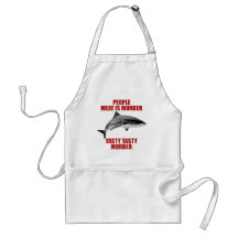 People Meat Is Murder Aprons