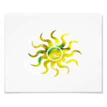 Pepper pile yellow sun cutout shape 2 photo art