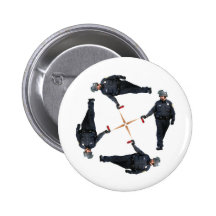Pepper Spray cop Pins