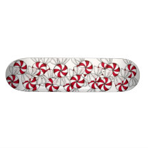 Peppermint Candy Custom Skateboard