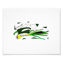 peppers scallions green graphic photographic print