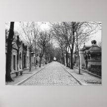PERE-LACHAISE PATHWAY PRINT