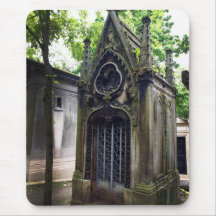 Pere Lechaise Grave Mousepad