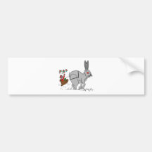 PERE NOEL LAPIN1.png Adhésifs Pour Voiture