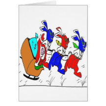PERE NOEL LAPINS2.png Carte De Vœux