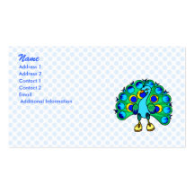 Perez Peacock Business Card