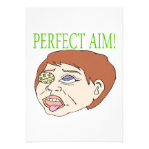 Perfect Aim Personalized Invitations