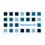 PERIODONTIST (mod squares) Business Cards
