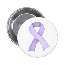 Periwinkle Awareness Ribbon Button 0001
