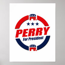 PERRY FOR PRESIDENT (Republican) Print