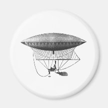 Personal Airship Fridge Magnets