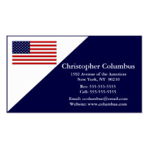 Personal Business Card - USA