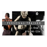 Personal Trainer Business Card