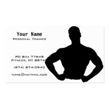 Personal Trainer Business Cards