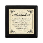 Personalise Christian Bible Verse Keepsake Trinket Trinket Boxes