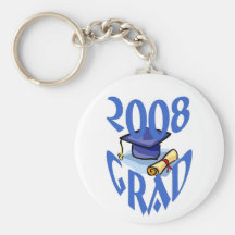 Personalise Graduation 2008 Key Chain Keychain