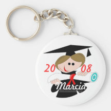Personalise Name Graduation 2008 Key Chain