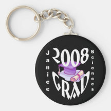Personalise Name Graduation 2008 Keychain