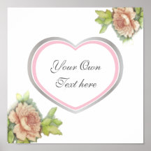 Personalise Your Own Love Message Print