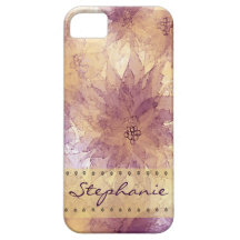 Personalised Abstract Floral iPhone 5 Case