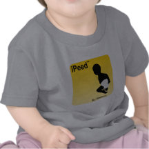 Personalised Baby Shirt, iPeed By Madison