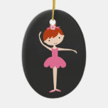 Personalised Ballerina Christmas Ornament
