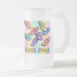 Personalised Beach Mugs with Flip Flops