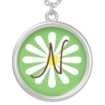 Personalised Daisy Monogram Necklace