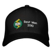 Personalised, Embroidered Best Man Hat Embroidered Hats