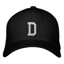 PERSONALISED Flex Fit D LOGO Embroidered Hats
