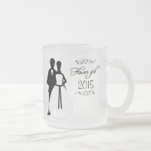 Personalised flower girl swirls wedding favour mug