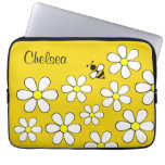 Personalised Flower Power Laptop Sleeve