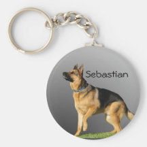 Personalised German Shepherd Key Chains