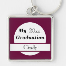 Personalised Graduation Keepsakes Key Chains