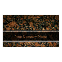 Personalised Granite Business Card